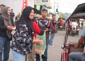 Hijabers on Wheel, Komunitas Honda Gorontalo Tebar Kebaikan di Pasar Sentral 