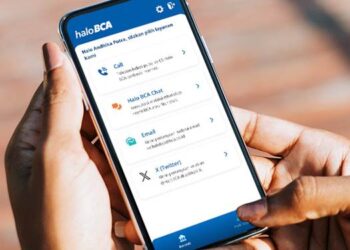 Ilustrasi fitur-fitur di Halo BCA.--