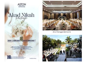 Paket Akad Nikah intimate dan elegan dengan fasilitas lengkap di Aston Gorontalo. (Foto: dok-aston gorontalo)