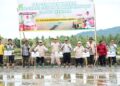 Wagub Idah Syahidah RH Tanam Padi Program Cetak Sawah Rakyat di Randangan, Mendukung Ketahanan Pangan Nasional