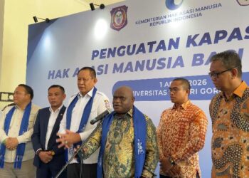 Menteri Natalius Pigai Minta Mahasiswa jadi Pilar Peradaban HAM
