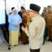 Siswi Kelas IX Sri Adelia A. Padjili menyampaikan terima kasih kepada Presiden Prabowo Subianto saat berdialog dengan Wamendikdasmen Atip Latipulhayat pada peresmian revitalisasi sekolah di SMP Negeri 3 Telaga, Kabupaten Gorontalo, baru-baru ini. (Foto : Dok-Pemprov/Haris)