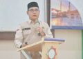 AKP Dr. Iswan Brandes, S.Pd.I., M.Si., M.M., M.K.M., CPHR., CBA., CPM., C.PS., C.GMC., C.TMP., C.HL., C.MTr., CGHR. saat memberikan pembekalan terhadap Kepala Rombongan (Karom) dan Kepala Regu (Karu) tentang strategi operasional Arafah, Muzdalifah dan Mina (Armuzna).