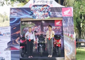 PT Daya Adicipta Wisesa (DAW) menghadirkan kegiatan Sporty Campus Exhibition di Universitas Klabat, Minahasa Utara, pada Kamis (16/4). (foto: dok-daw)