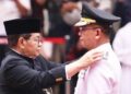 Gubernur DKI Jakarta Pramono Anung resmi melantik Syafrin Liputo sebagai Wali Kota Jakarta Selatan pada Rabu (15/4). (Diskominfotik DKI Jakarta)