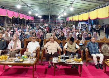 Suasana pelaksanaan kegiatan silaturahmi Pemerintah Kota Gorontalo dengan warga Kelurahan Leato Selatan, pekan kemarin. (Foto: Prokopim)