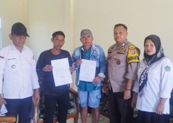 Mediasi penyelesaian sengketa hutang piutang antara warga Desa Tangkobu, Kecamatan Paguyaman, Kabupaten Boalemo