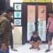 Pelaku penikaman saat di amankan tim Jatanras Polresta Gorontalo Kota ( F.Humas)