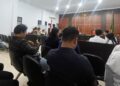 MENCURI HAK CIPTA-Suasana sidang praperadilan terkait penetapan tersangka oknum konten kreator yang mencuri hak cipta, ditolak hakim, Selasa (14/4). (foto: istimewa)