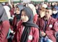 Dokumentasi Mahasiswa saat mengikuti kegiatan pembekalan sebelum turun melaksanakan KKN. (F. Istimewa)