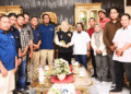 Wakil Gubernur Gorontalo saat bertemu dengan Panitia Temu Jurnalis Gorontalo. (F. Istimewa)