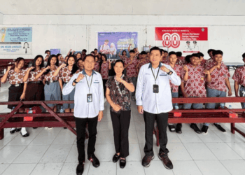 Pekan Nasional Mengajar di SMK Negeri 6 Manado, Jum'at (22/5/2026). (F. Istimewa)