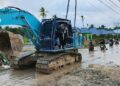 Satu unit alat berat jenis ekskavator, diamankan di lokasi PETI Bulangita, Kecamatan Marisa, Kabupaten Pohuwato.