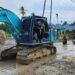 Satu unit alat berat jenis ekskavator, diamankan di lokasi PETI Bulangita, Kecamatan Marisa, Kabupaten Pohuwato.
