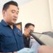 Kasat Reskrim Polresta Gorontalo Kota, AKP Akmal Novian Reza, saat jumpa pers bersama awak media di Polresta Gorontalo Kota, Selasa(12/5) (Foto. Natharahman/ Gorontalo Post)