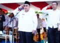 Wali Kota Gorontalo, Adhan Dambea ketika menjadi Irup peringatan Harkitnas ke-118 tingkat Kota Gorontalo, Rabu (20/5/2026). (Foto: Prokopim)