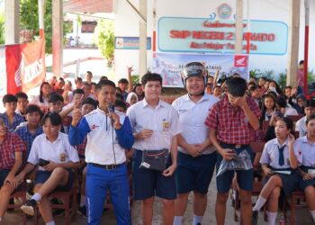 DAW Komitmen Edukasi Keselamatan Berkendara, Kini Giliran Siswa SMPN 2 Manado