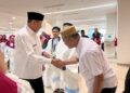 Gubernur Gusnar Temui JCH Gorontalo di Bandara Hasanuddin, Tekankan Kompakan dna Fokus Ibadah