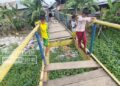 Jembatan penghubung antara Kelurahan Biawu dan Kelurahan Biowao, Kecamatan Kota Selatan, Kota Gorontalo, perlu di perbaiki. (F. Natharahman/ Gorontalo Post)