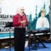 Kepala Dinas PUPR Kota Gorontalo, Meydi N. Silangen ketika menjabarkan proyek pembangunan infrastruktur pada kegiatan silaturahmi antara warga dengan Pemkot Gorontalo, Selasa (19/5/2026) malam. (Foto: Prokopim)