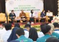 Peluncuran serta pemberian edukasi terkait penggunaan penggunaan aplikasi Hallo Stroke. (F. Istimewa)