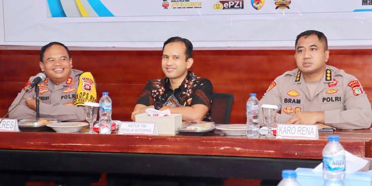Tim Stamarena Polri mendatangi Polres Pohuwato untuk melakukan asistensi penilaian serta evaluasi pembangunan Zona Integritas menuju wilayah bebas dari korupsi (WBK) tahun 2026.