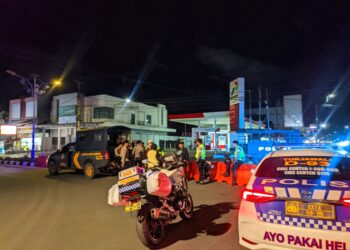 Cegah Balap Liar Polres Gorontalo Kota Gencarkan Patroli, Hingga Dini Hari 
