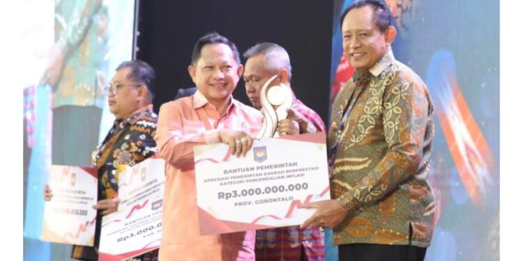 Dinilai Sukses Kendalikan Inflasi, Kemendari Suntik Pemprov Gorontalo Rp 3 Miliar