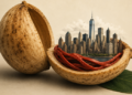 Ilustrasi pala di Pulau Rhun, pulau yang sempat "ditukar guling" dengan Pulau Manhattan di Amerika.--