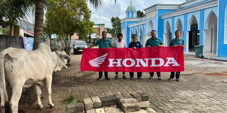 Iduladha 1447 Hijriah, Honda DAW Salurkan Tiga Hewan Kurban 