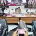 Kapolda Gorontalo Irjen Pol. Widodo, bersama jajarannya saat konferensi pers, Senin (29/6). (F. Natharahman/ Gorontalo Post)