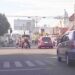 Baliho larangan menggunakan jalan eks Panjaitan merupakan jalan nasional bukan untuk kepentingan nasional. Dokumentasi ini diambil pada Kamis (18/6/2026) di simpang empat traffic light (Lampu merah) depan Apotek Sidra Kota Gorontalo. (Foto: Roy/Gorontalo Post)