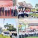KOMITMEN MELAYANI : Insan BRILian BRI Branch Office (BO) Gorontalo menggelar upacara peringatan Hari Lahir Pancasila, berlangsung di halaman kantor BRI BO Gorontalo, Senin (1/6). (Foto: dok-bri)