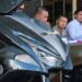 Barang bukti satu unit motor yang di curi tetangganya, berhasil di amankan jajaran Polres Bone Bolango. Senin (8/6).Foto : (Natharahman/ Gorontalo Post).