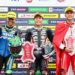 BORONG PODIUM - AHRT tampil memukau pada putaran ketiga Idemitsu FIM ARRC 2026 di Mobility Resort Motegi, Jepang, 13–14 Juni 2026 dengan mengamankan tiga podium dan mengibarkan merah putih. (foto: dok-ahm)