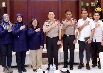 Kapolda Gorontalo Irjen Pol. Drs. Widodo, S.H., M.H., menerima audiensi Wakil Ketua LPSK.