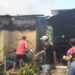 Satu unit rumah permanen milik warga yang ada di Desa Pilolalenga, Kecamatan Dungaliyo, Kabupaten Gorontalo, dilalap si jago merah pada