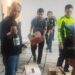 Kasat Intelkam Polres Pohuwato, AKP Alfian Hilahapa,S.H. bersama personel saat mengamankan ratusan botol minuman keras (Miras) berbagai merek dari sejumlah tempat hiburan malam yang ada di Pohuwato.