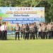 Karo Ops Polda Gorontalo Kombes Pol. Pramono Jati, S.I.K., M.T. memimpin Apel Gelar Pasukan dalam rangka pengamanan PENAS XVII Tahun 2026, Rabu (17/6/2026).