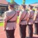 Kapolres Bone Bolango Akbp Supriantoro, S.H., S.I.K. memimpin Langsung pelaksanaan upacara Serah Terima Jabatan (Sertijab) tiga Kapolsek, satu kabag dan satu Kasi jajaran Polres Bone Bolango yang berlangsung di lapangan Sanika Satyawada Polres Bone Bolango, Kamis (10/6).