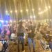 MAKIN BERGELIAT: Kawasan kuliner yang ada di Taman Menara Limboto makin pengunjung pada pelaksanaan Penas Petani dan Nelayan XVII yang saat ini sedang berlangsung. (foto: hargo)