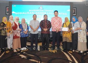 Wujudkan Kebiasaan Sadar Lalu Lintas Usia Dini, BPTD Kelas II Gorontalo Gandeng Guru TK/PAUD
