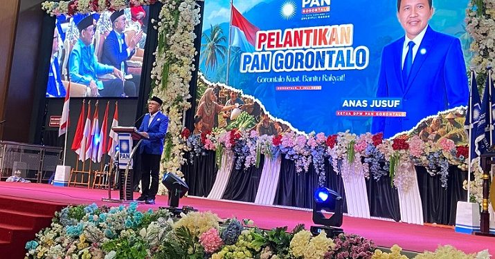 Evaluasi Hasil Pemilu Jadi PR Pengurus Baru PAN Gorontalo, Anas Tekankan Penguatan Kerja Politik 