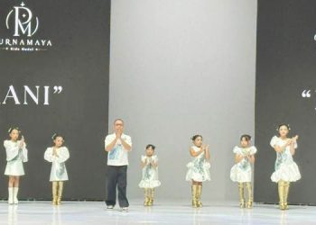 Gemes! 7 Model Cilik Gorontalo Tampilkan “Botubarani” di Indonesia Fashion Week 2026