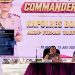 Kapolres Boalemo, AKBP Firman Taufik,S.I.K. saat memimpin Commander Wish bersama seluruh personel Polres Boalemo.