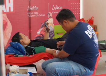 Honda-PWI Gelar Donor Darah di Manado