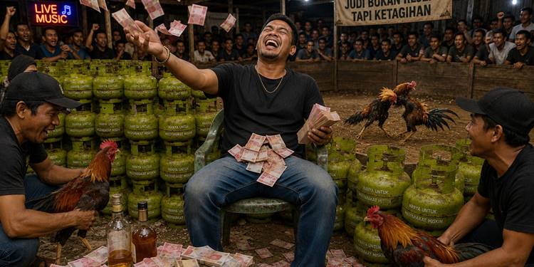 4.415 Tabung Gas Elpiji 3 Kg Digelapkan, Uangnya Diduga Digunakan untuk Sabung Ayam dan Hura-hura