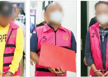 Korupsi Irigasi Pinogu Rp3,3 Miliar, Tiga Tersangka Ditahan Kejari