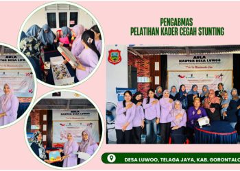 Pemberdayaan Kader Kesehatan, Tim Pengabmas Poltekkes Gorontalo Terapkan Pendekatan Family Center Care di Telaga Jaya