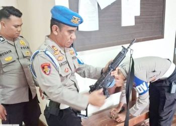Cegah Judol dan Penyalahgunaan Senjata, Propam Polda Sidak Senpi dan HP Anggota